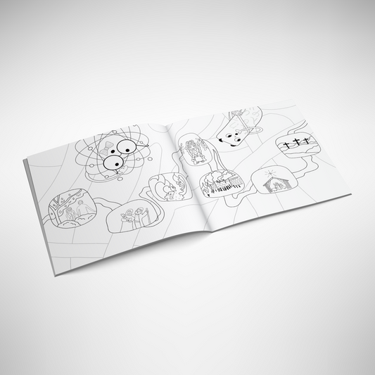 Atom & Iota: The Coloring Book