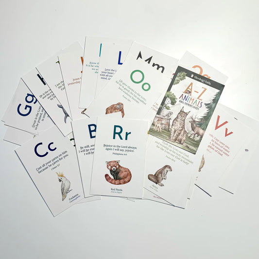 A-Z Animal Bible Verse Flashcards