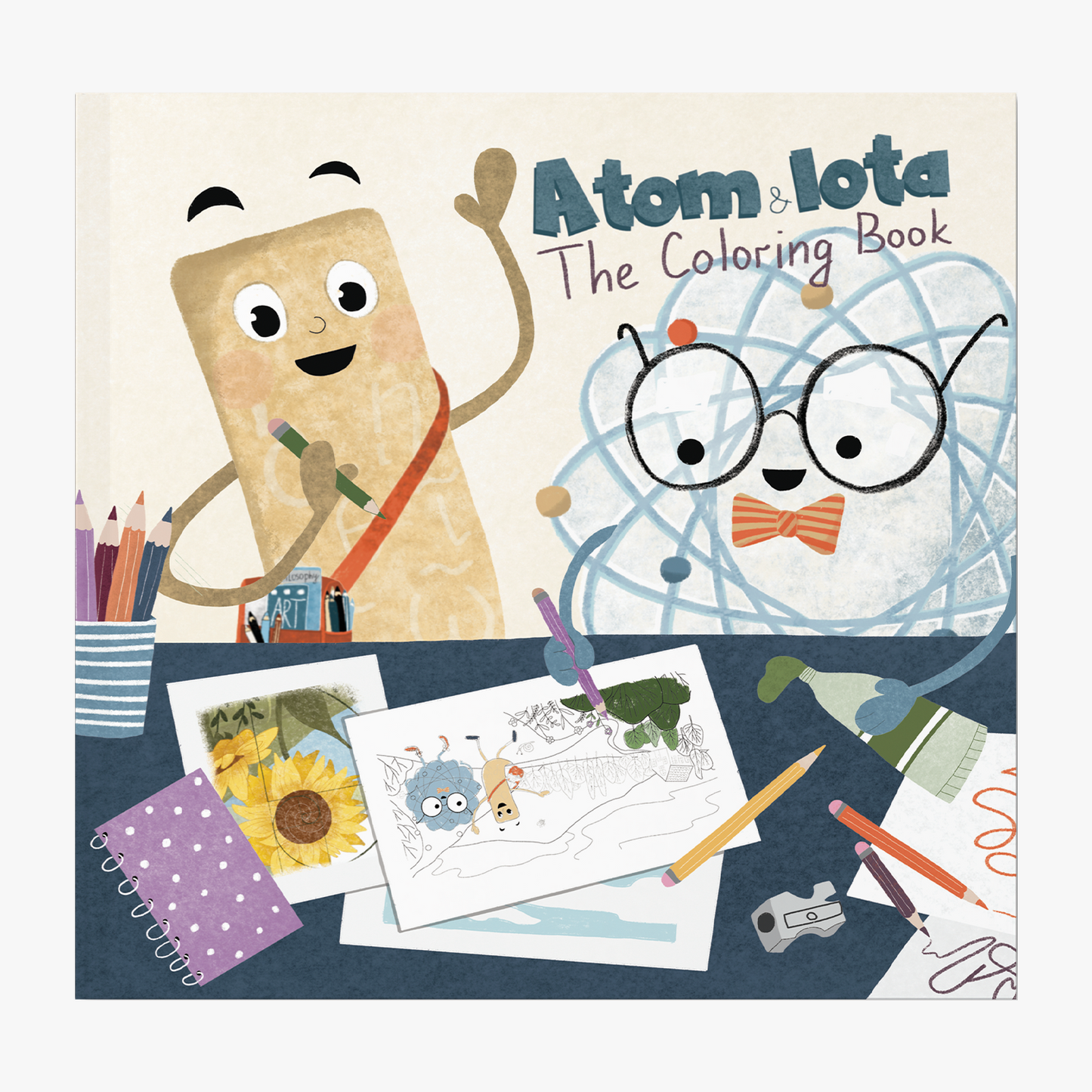 Atom & Iota: The Coloring Book